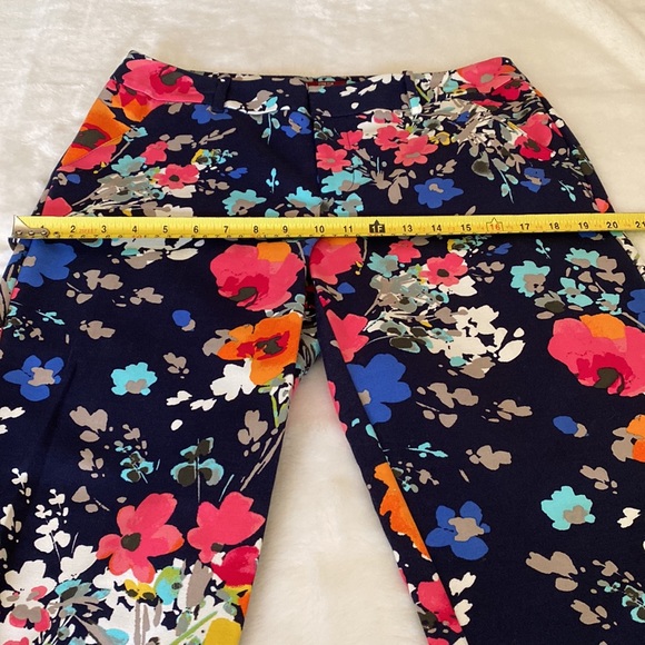 NWOT MERONA Floral Print Ankle Length Pants Size 10 - Picture 6 of 15